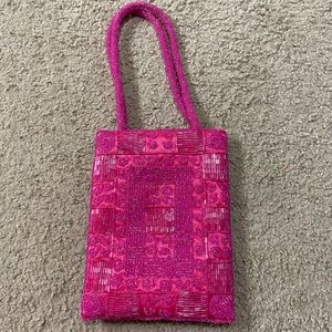womens hot pink purse